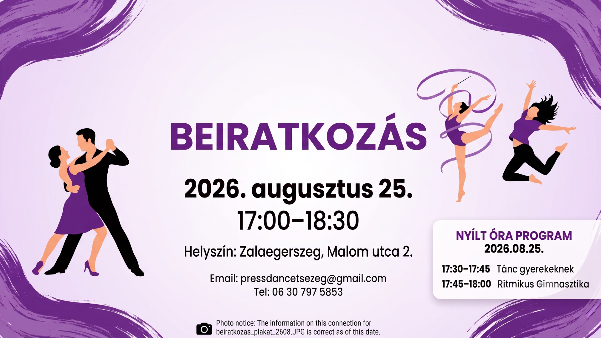 2026. augusztus 25. - Beiratkoz�s