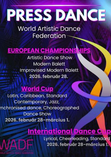 WADF-European Championships World Cup International Dance Cup 2026